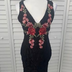 Floral lace dress